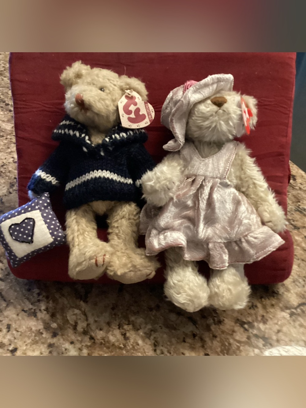 2 TY beanie bears